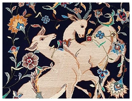 Isfahan-Teppich verkaufen bei Orientteppich Parient in Lübeck und Travemünde